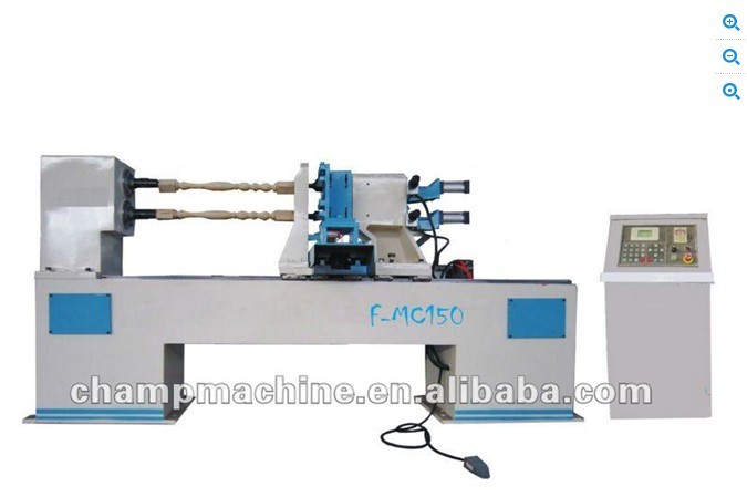 F-MC100/150/200(2Spindles) 2Axis CNC WOOD LATHE